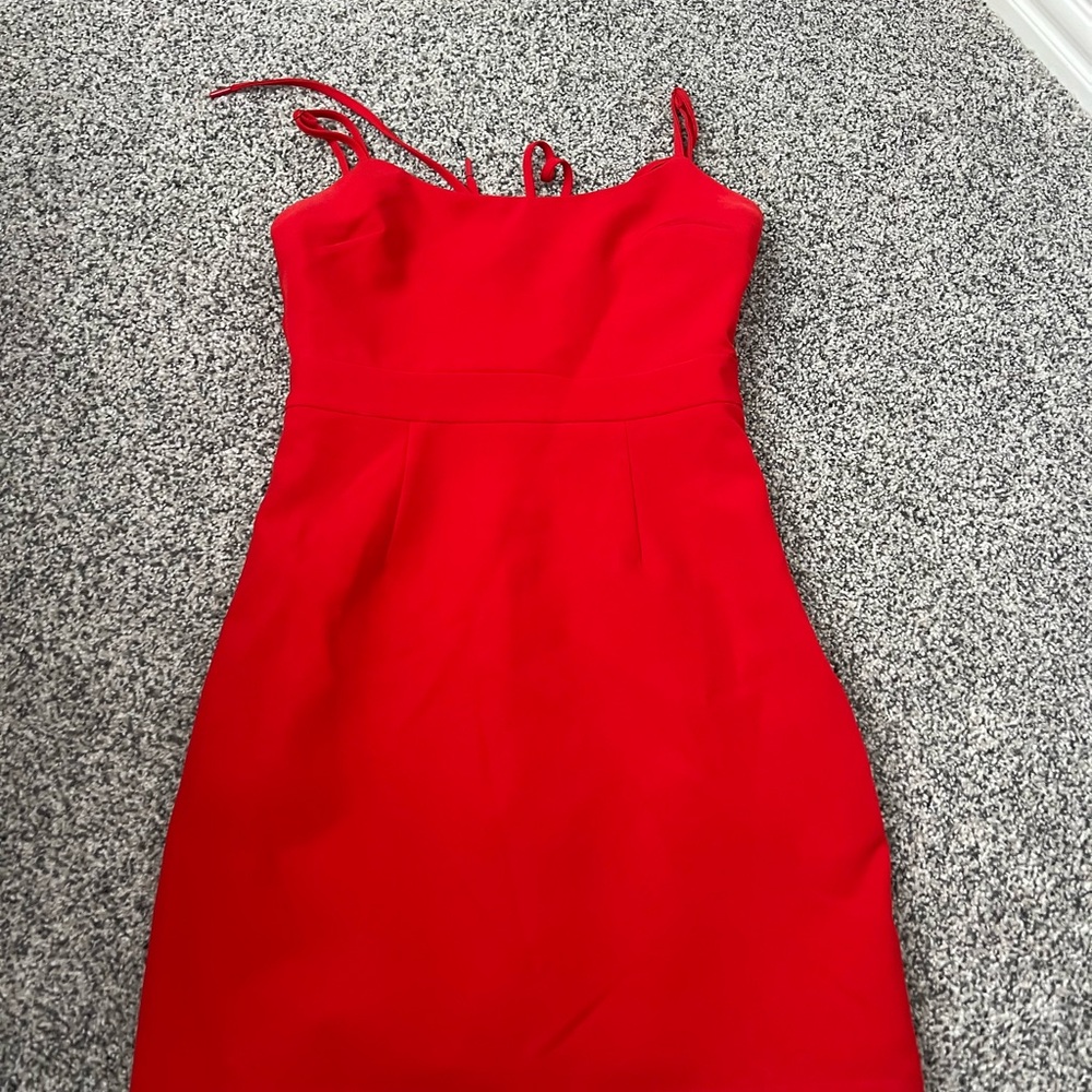 Elegant Red Women's Dress